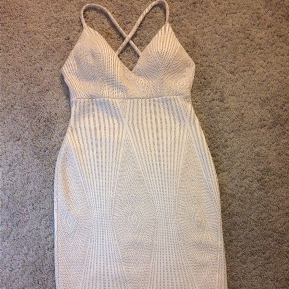 Cream lace dress